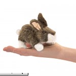 Folkmanis Mini Cottontail Rabbit Finger Puppet One Size Multicolor  B07DK3VQMK